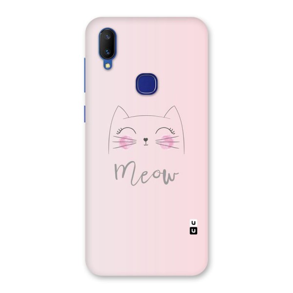 Meow Pink Back Case for Vivo V11