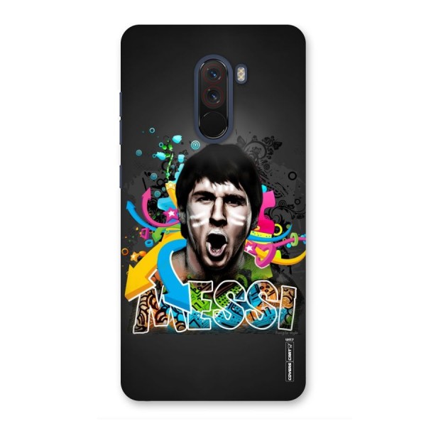 Messi For Argentina Back Case for Poco F1