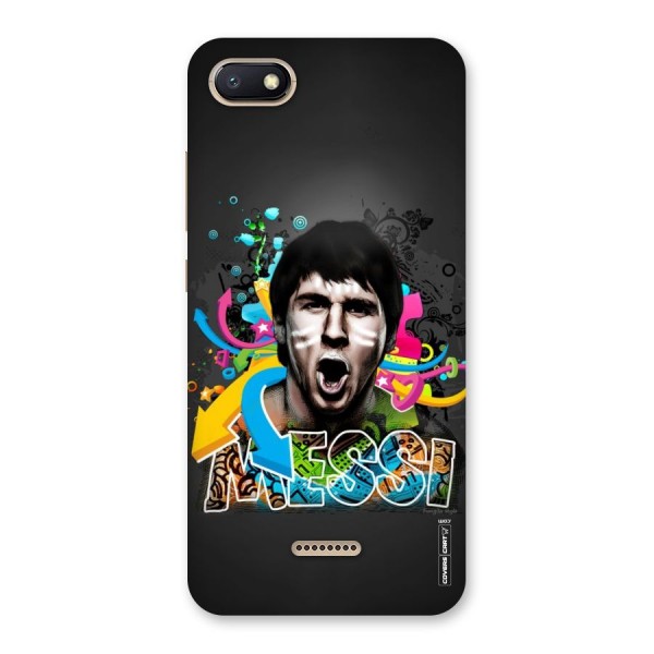 Messi For Argentina Back Case for Redmi 6A