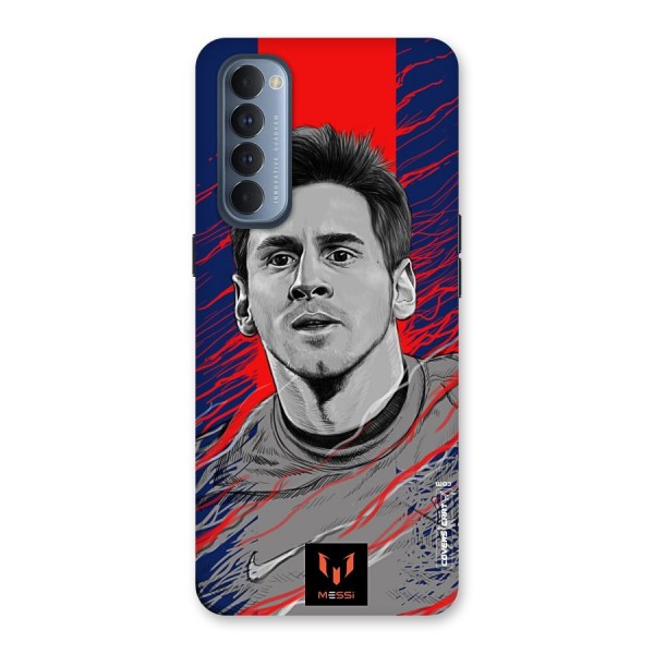 Messi For FCB Back Case for Reno4 Pro