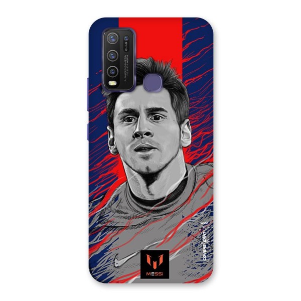 Messi For FCB Back Case for Vivo Y30