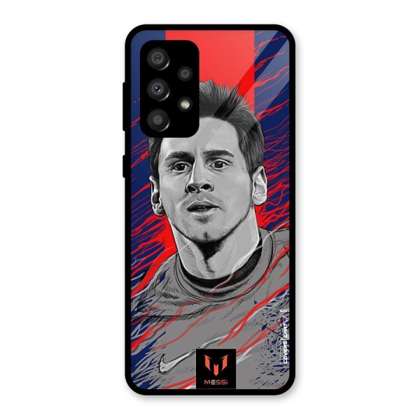 Messi For FCB Glass Back Case for Galaxy A32