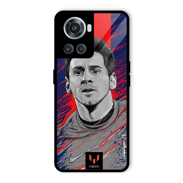Messi For FCB Glass Back Case for OnePlus 10R