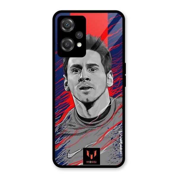 Messi For FCB Glass Back Case for OnePlus Nord CE 2 Lite 5G