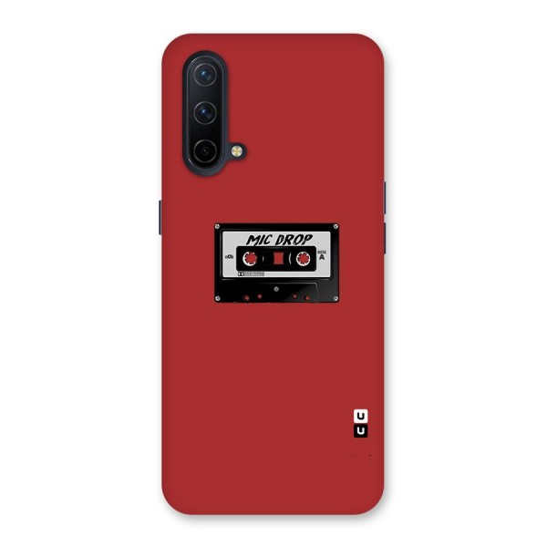 Mic Drop Cassette Minimalistic Back Case for OnePlus Nord CE 5G