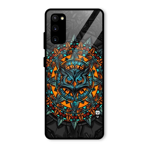 Mighty Owl Artwork Glass Back Case for Galaxy S20 FE 5G