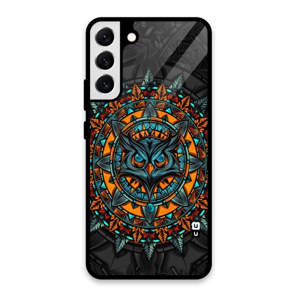 Mighty Owl Artwork Glass Back Case for Galaxy S22 Plus 5G