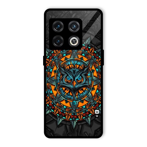 Mighty Owl Artwork Glass Back Case for OnePlus 10 Pro 5G
