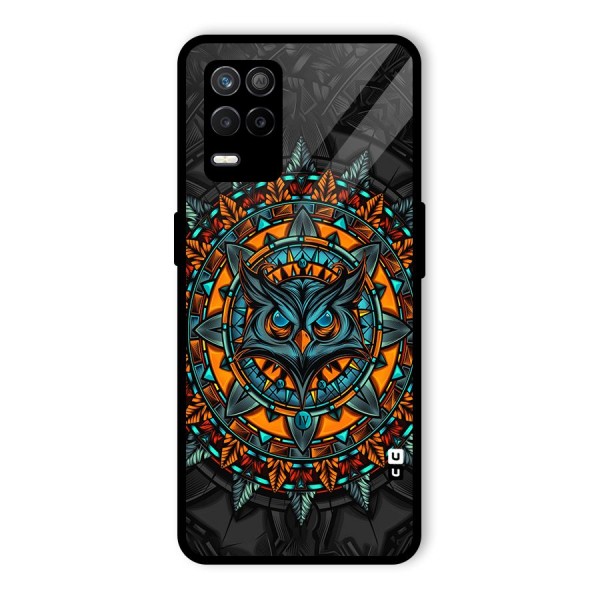 Mighty Owl Artwork Glass Back Case for Realme 8 5G