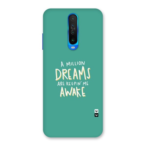 Million Dreams Back Case for Poco X2