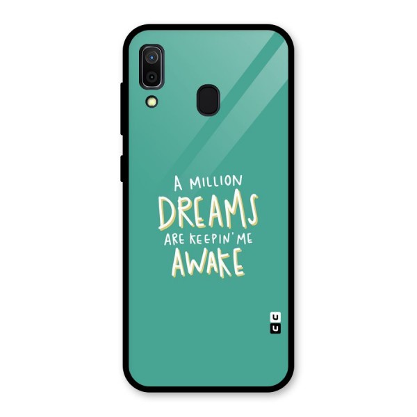 Million Dreams Glass Back Case for Galaxy A30