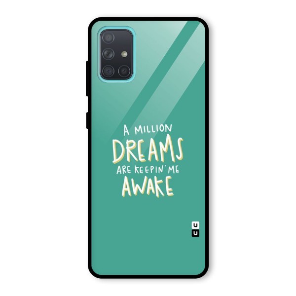 Million Dreams Glass Back Case for Galaxy A71