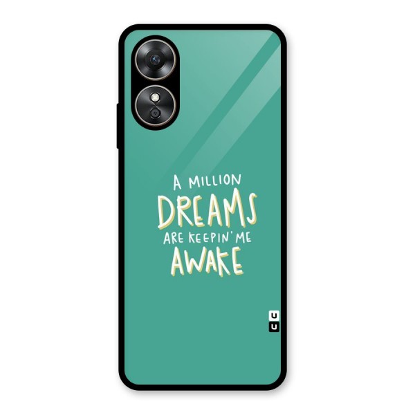 Million Dreams Glass Back Case for Oppo A17