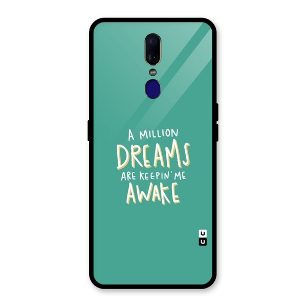 Million Dreams Glass Back Case for Oppo F11