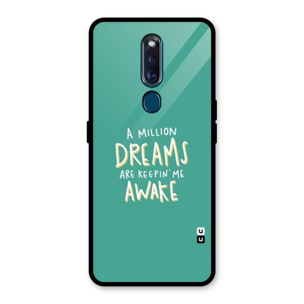 Million Dreams Glass Back Case for Oppo F11 Pro