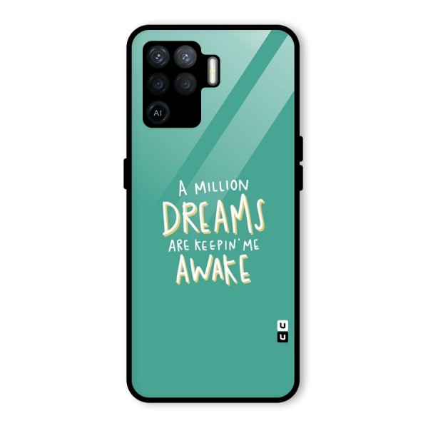 Million Dreams Glass Back Case for Oppo F19 Pro