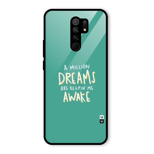 Million Dreams Glass Back Case for Redmi 9 Prime