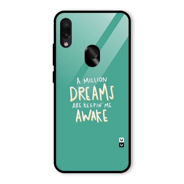 Million Dreams Glass Back Case for Redmi Note 7