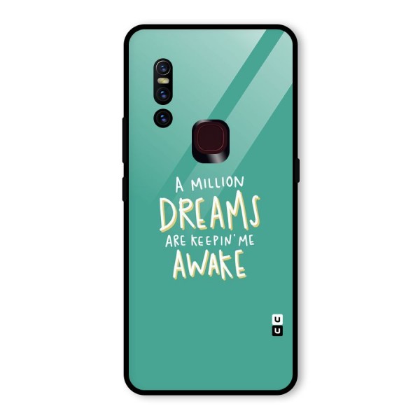 Million Dreams Glass Back Case for Vivo V15