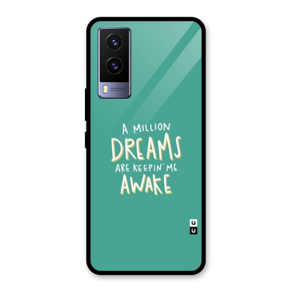 Million Dreams Glass Back Case for Vivo V21e 5G