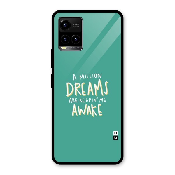 Million Dreams Glass Back Case for Vivo Y21 2021