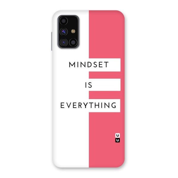 Mindset is Everything Back Case for Galaxy M31s