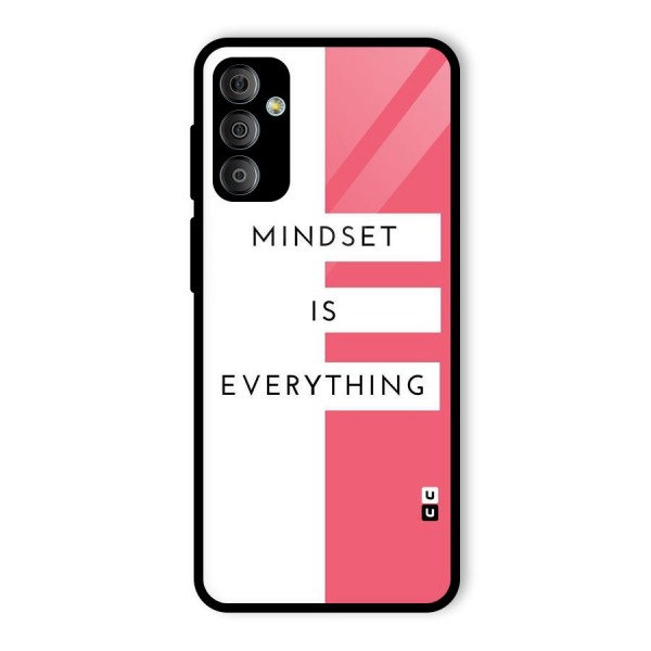 Mindset is Everything Glass Back Case for Galaxy F23