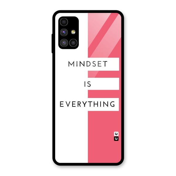 Mindset is Everything Glass Back Case for Galaxy M51