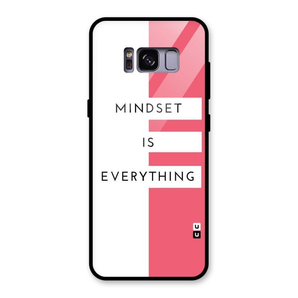 Mindset is Everything Glass Back Case for Galaxy S8