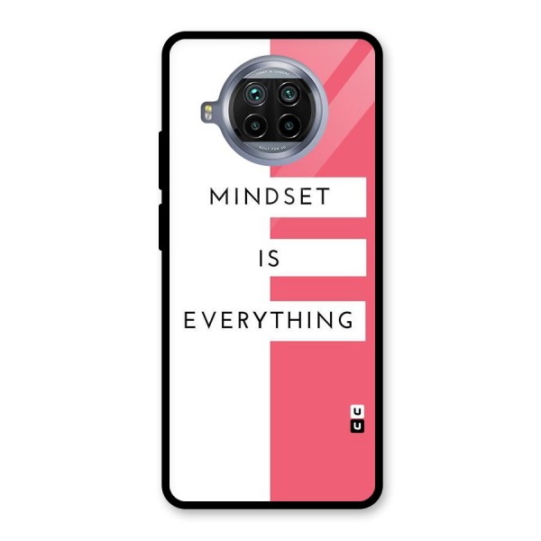 Mindset is Everything Glass Back Case for Mi 10i