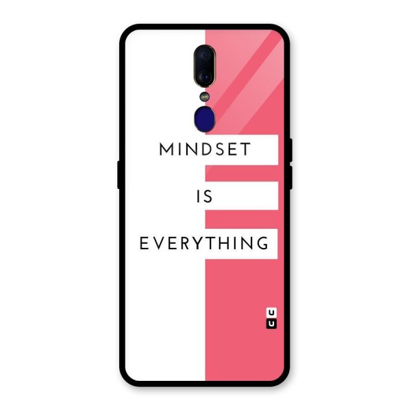 Mindset is Everything Glass Back Case for Oppo F11