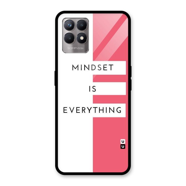 Mindset is Everything Glass Back Case for Realme 8i