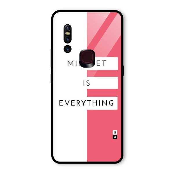 Mindset is Everything Glass Back Case for Vivo V15