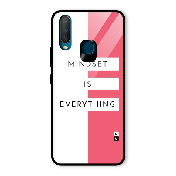 Mindset is Everything Glass Back Case for Vivo Y12