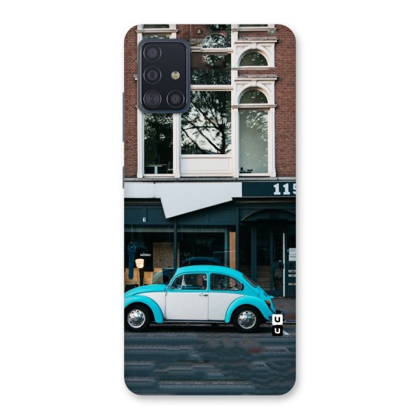 Mini Blue Car Back Case for Galaxy A51