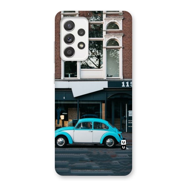 Mini Blue Car Back Case for Galaxy A52