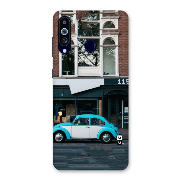 Mini Blue Car Back Case for Galaxy A60