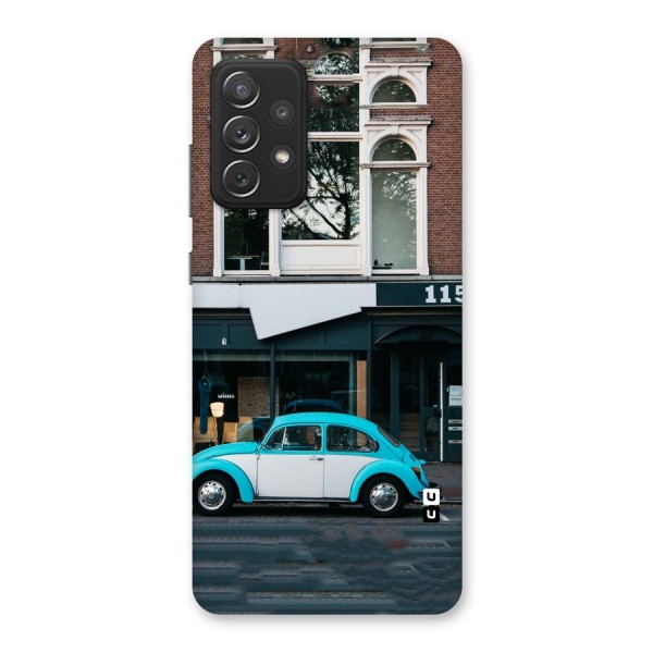 Mini Blue Car Back Case for Galaxy A72