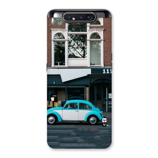 Mini Blue Car Back Case for Galaxy A80