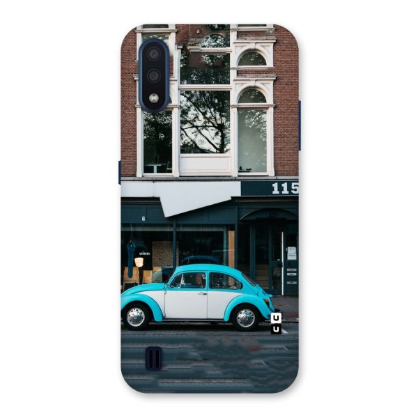 Mini Blue Car Back Case for Galaxy M01