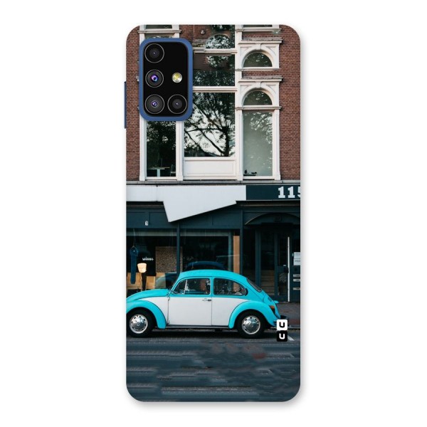 Mini Blue Car Back Case for Galaxy M51