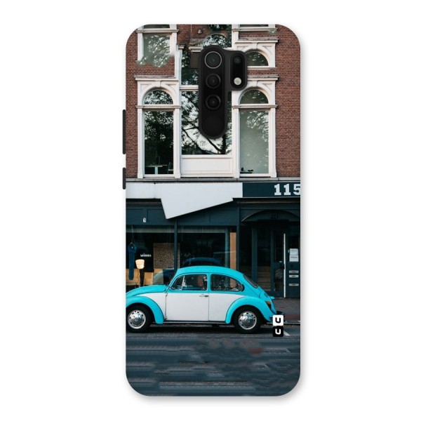 Mini Blue Car Back Case for Redmi 9 Prime