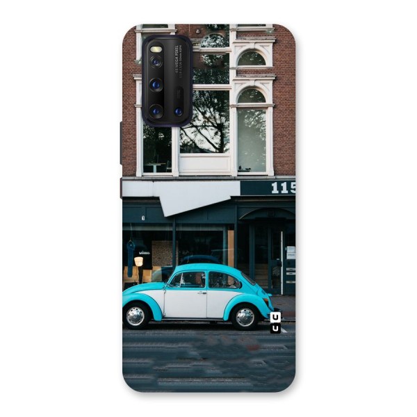 Mini Blue Car Back Case for Vivo iQOO 3