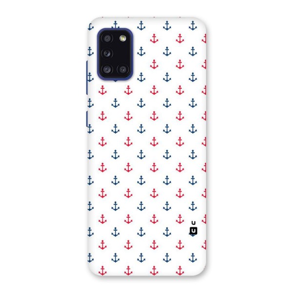 Minimal Anchor Pattern Back Case for Galaxy A31