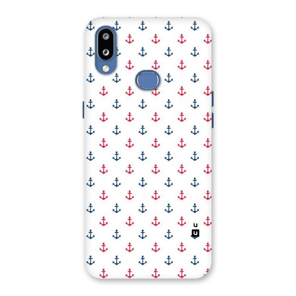 Minimal Anchor Pattern Back Case for Galaxy M01s