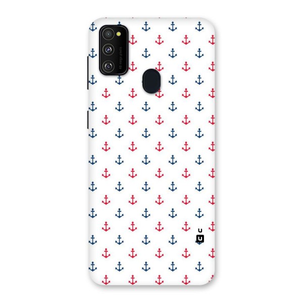 Minimal Anchor Pattern Back Case for Galaxy M21