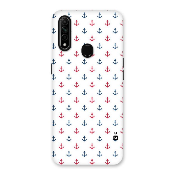 Minimal Anchor Pattern Back Case for Oppo A31