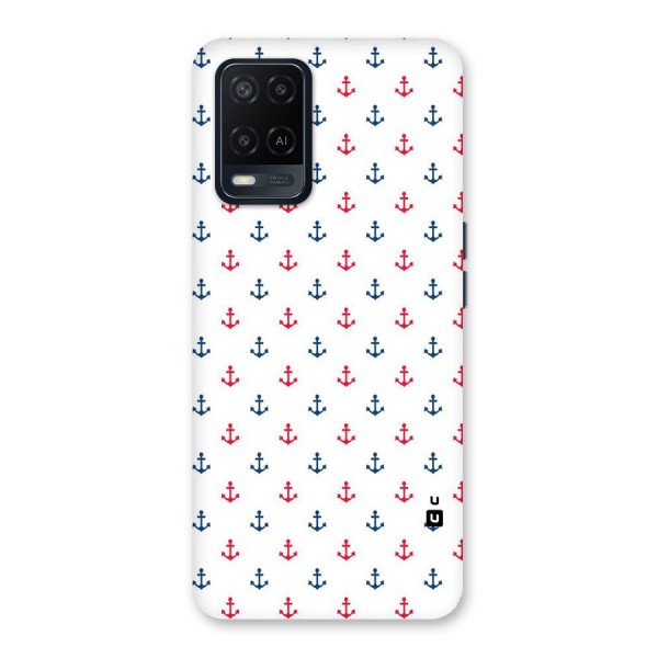 Minimal Anchor Pattern Back Case for Oppo A54