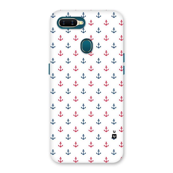 Minimal Anchor Pattern Back Case for Oppo A7