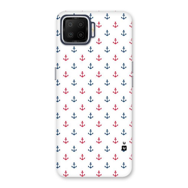 Minimal Anchor Pattern Back Case for Oppo F17